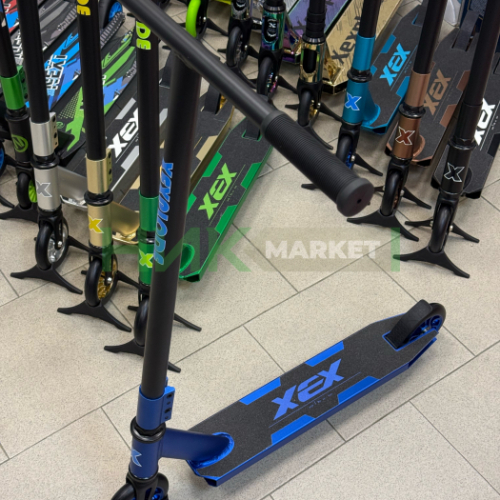Самокат трюковой D60А синий