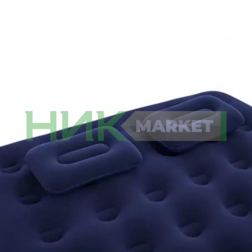 Матрас надувной Bestway 152x203 см + подушки и насос, фото 6