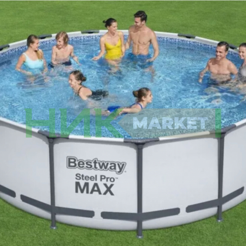 Бассейн каркасный 457*122 Bestway + 3 аксессуара